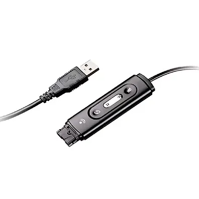 Amplificador USB Plantronics DA45 Quick Disconnect - Adaptador USB para Headset com Áudio Wideband