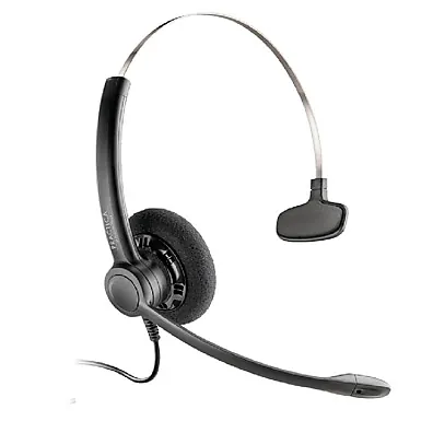 Headset Plantronics Practica SP11 Monoauricular com Microfone Cancelamento de Ruído