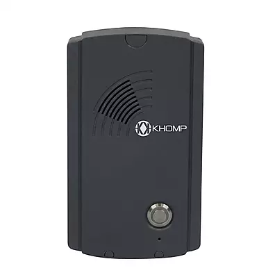 Porteiro IP Khomp IP Intercom 101 SIP com PoE, IP66 e Instalação Sobrepor