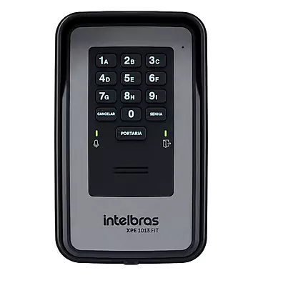 Porteiro Eletrônico Intelbras XPE 1013 FIT ID com Leitor RFID Mifare 13,56 MHz e Teclado 13 Teclas