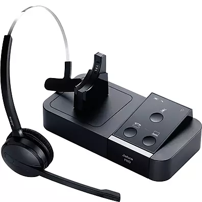 Headset Sem Fio Jabra PRO 9400 Mono DECT com Cancelamento de Ruído