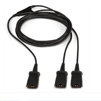 Cabo Y Intelbras QDY 15 – Cordão QD Tipo Y para 2 Headsets (Treinamento e Supervisão)