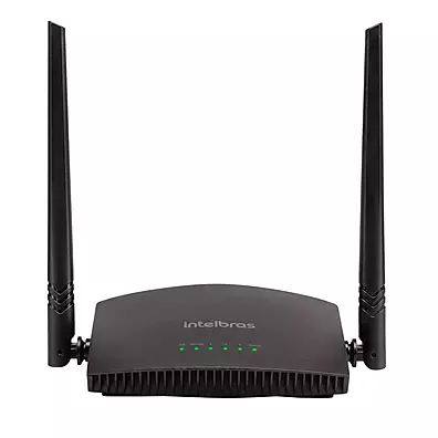 Roteador Wireless Intelbras RF 301K Wi-Fi 4 300 Mbps com IPv6 e 2 Antenas de 5 dBi