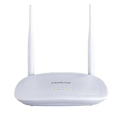 Roteador Wireless Intelbras IWR 3000N Wi-Fi 4 300Mbps 2 Antenas 5dBi com IPv6