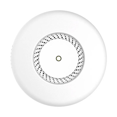 Foto 1 do produto Access Point Mikrotik cAP ac Dual Band Gigabit RBCAPGI-5ACD2ND – Wi-Fi 2.4/5 GHz, 2 Portas Gigabit e PoE para Teto