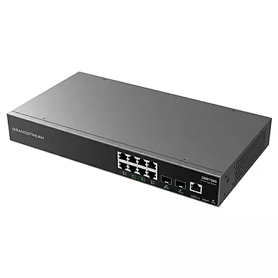 Switch Grandstream GWN7801 - 8 Portas Gigabit + 2 SFP, Layer 2+ Gerenciável para Redes Corporativas