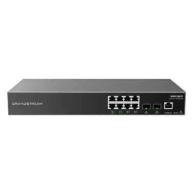Switch Grandstream GWN7801P 8 Portas Gigabit PoE 2 SFP