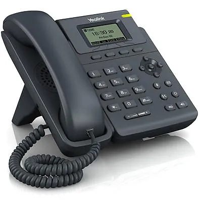 Telefone IP Yealink T19P E2 - 1 Conta SIP, PoE, Display 132x64 e Codec Opus