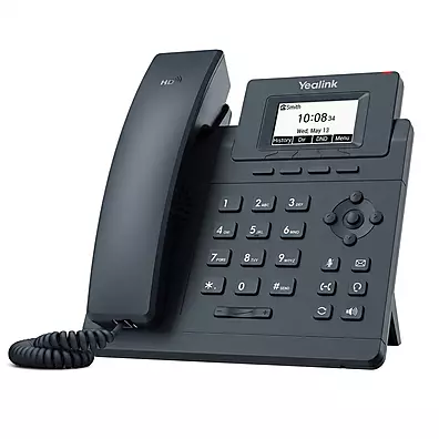 Telefone IP Yealink T30P PoE 1 Conta SIP Áudio HD