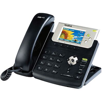 Foto 1 do produto Telefone IP Yealink SIP-T32G Gigabit com 3 Linhas SIP, PoE e Áudio HD