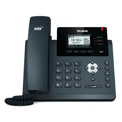 Telefone IP Yealink SIP-T40G - 3 Linhas SIP, Gigabit Ethernet, PoE e Voz HD com Codec Opus