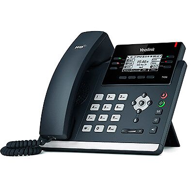 Foto 1 do produto Telefone IP Yealink T42G Gigabit com 3 Contas SIP, PoE e Áudio HD