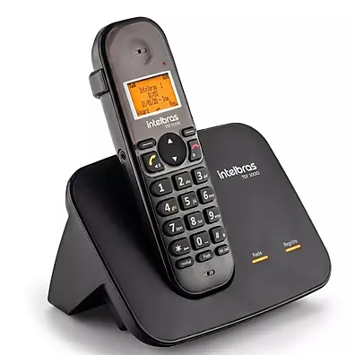 Telefone IP Sem Fio Intelbras TIP 1001D DECT 1 Conta SIP PoE