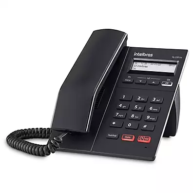 Telefone IP Intelbras TIP 125i - 1 Conta SIP, PoE 802.3af, Display Gráfico e Áudio HD G.722