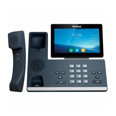 Foto 1 do produto Telefone IP Yealink T58W Pro com Handset Bluetooth BTH58 e Suporte a Câmera