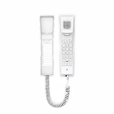 Telefone IP Fanvil H2U 2 Linhas SIP PoE Áudio HD Compacto Branco Hotelaria