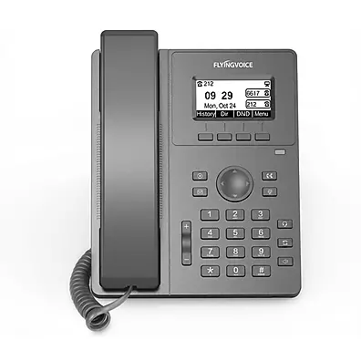 Telefone IP FlyingVoice P10 - 2 Linhas SIP, Voz HD, Display LCD 2.3"