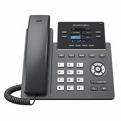 Telefone IP Grandstream GRP2612G - 4 Contas SIP, Gigabit Ethernet e PoE