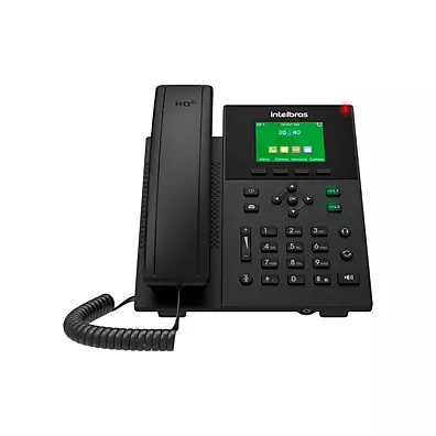 Telefone IP Intelbras V5501 — 6 Contas SIP, 2 Portas Gigabit, PoE 802.3af e HD Voice