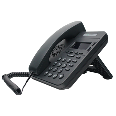 Foto 1 do produto Telefone IP Khomp K1 PN - 2 Linhas SIP, PoE 802.3af, Áudio HD, Display 128x64, Codec Opus