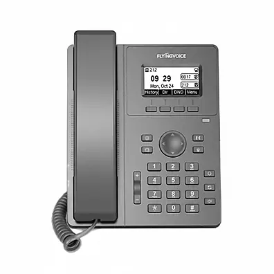 Telefone IP FlyingVoice P20 Wi-Fi 2 Linhas SIP com Áudio HD e USB 2.0