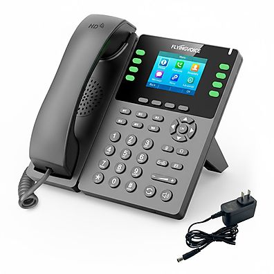 Foto 1 do produto Telefone IP FlyingVoice P23GW Wi-Fi Gigabit 8 Contas SIP