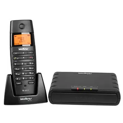 Telefone IP Sem Fio Intelbras TS 60 IP Híbrido DECT