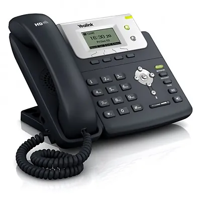 Telefone IP Yealink T20P - 2 Linhas SIP, Voz HD, Display LCD e PoE