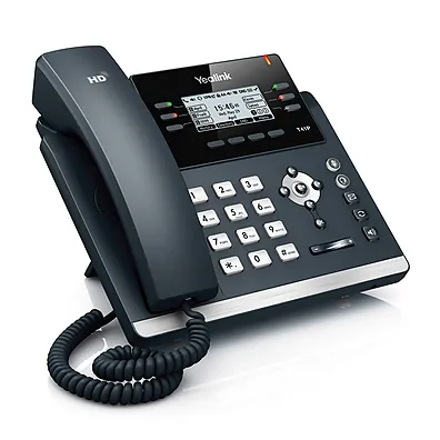 Telefone IP Yealink T41S 6 Linhas SIP PoE USB Voz HD