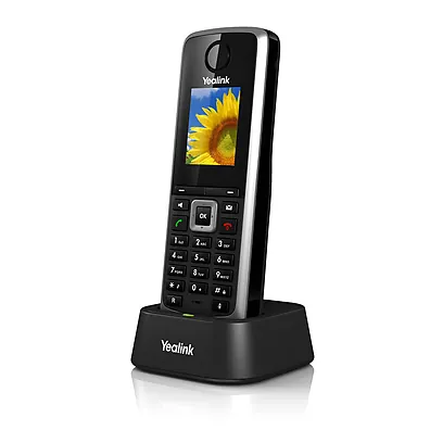 Telefone IP Sem Fio Yealink W52H - Ramal Adicional DECT com Áudio HD