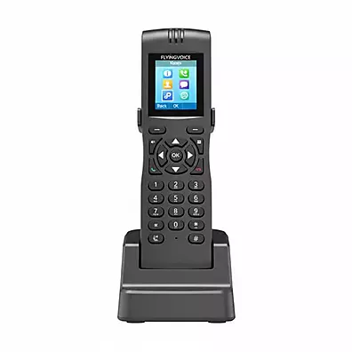 Telefone IP Sem Fio Flyingvoice FIP16 Plus Portátil Dual Band Wi-Fi com 2 Contas SIP