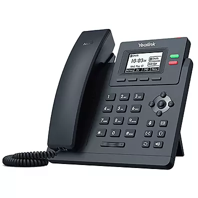 Telefone IP Yealink T31P 2 Contas SIP PoE Áudio HD