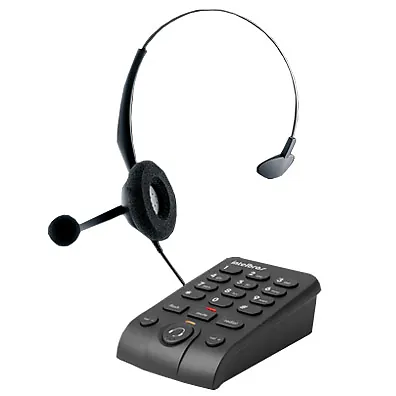 Telefone Headset Intelbras HSB 50 com Microfone Cancelador de Ruído e Conector RJ9