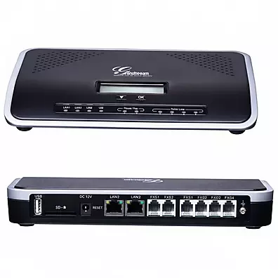 PABX IP Grandstream UCM6104 - Central Telefônica IP com 4 Portas FXO, 2 FXS e Rede Gigabit