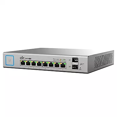 Switch Gerenciável Ubiquiti UniFi US-8-150W 8 Portas Gigabit PoE+ com 2 SFP e 150W de Potência