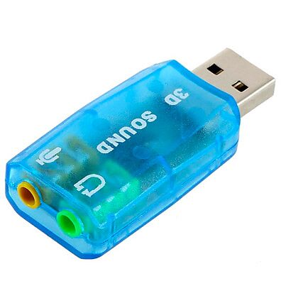 Foto 1 do produto Adaptador Áudio USB 5.1 Spark Placa Som Externa 3D