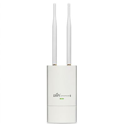 Foto 1 do produto Access Point Ubiquiti UniFi UAP-Outdoor 2.4 GHz 300 Mbps – Externo 802.11n com 2 Antenas Omni 6 dBi e PoE