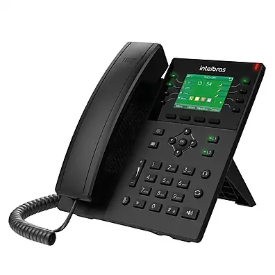 Telefone IP Intelbras V5502 - 12 Contas SIP, Gigabit, Bluetooth, PoE e Voz HD