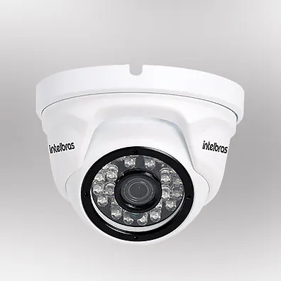 Câmera IP Intelbras VIP 1120 D G2 1MP HD 720p Dome 2.8mm IR 20m IP66 H.264 ONVIF