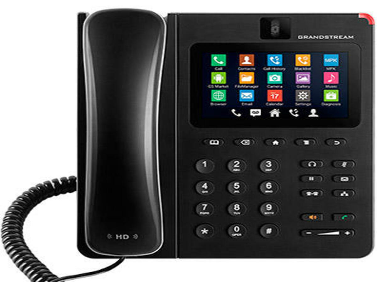 Telefone IP Grandstream GXV3240 Android - 6 Linhas SIP, WiFi, Bluetooth e Vídeochamadas HD