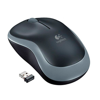 Mouse Sem Fio Logitech M185 Cinza Swift Grey 2.4GHz USB