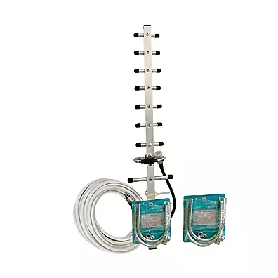 Antena Yagi 3G Externa Direcional Rural - 6 Elementos, 10 dBd (12,15 dBi)