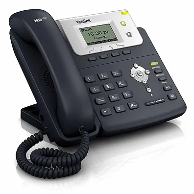 Telefone IP Yealink T21P E2 — 2 Linhas SIP, PoE 802.3af e Display HD com Backlight