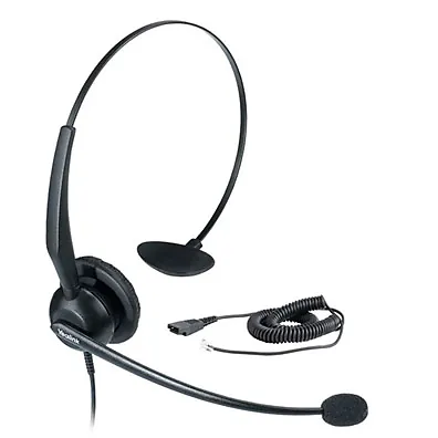 Headset Yealink YHS32 RJ9 com Cancelamento de Ruído para Telefone IP