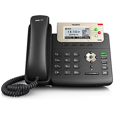 Telefone IP Yealink SIP-T22P - 3 Contas SIP com Áudio HD e PoE