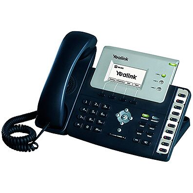 Foto 1 do produto Telefone IP Yealink SIP-T26P 3 Contas SIP, 10 Teclas Programáveis, PoE e Áudio HD