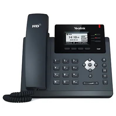Telefone IP Yealink SIP-T40P – 3 Contas SIP, Voz HD e PoE
