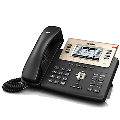 Telefone IP Yealink SIP-T27P – 6 Contas SIP, 21 Teclas, PoE e Áudio HD