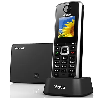 Telefone IP Sem Fio Yealink W52P DECT 5 Contas SIP PoE