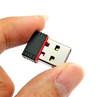 Foto 2 do produto Mini Adaptador Wireless USB 150Mbps Wi-Fi 802.11n PC